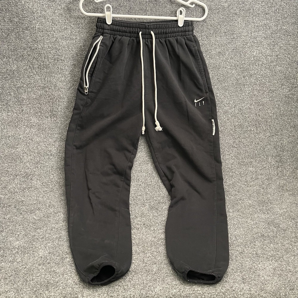 Nike Standard Issue Joggers Women's Sz S Swoosh Fly Black Dri Fit DA6465-010